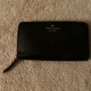 Kate Spade Black Leather Wallet